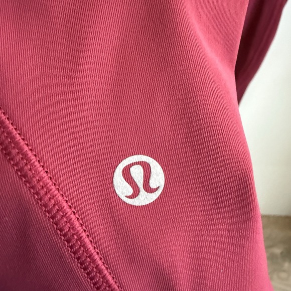 Lululemon Time To Sweat Crop Leggings 23" Women's Size 4 Star Ruby Fast Ship - Picture 3 of 7